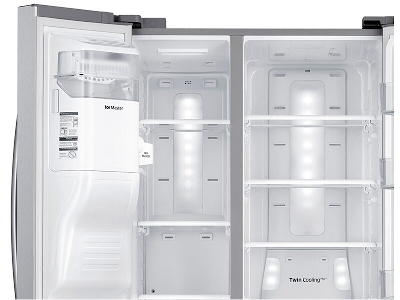 25 cu. ft. Food Showcase Side-by-Side Refrigerator with Metal Cooling RH25H5611SR