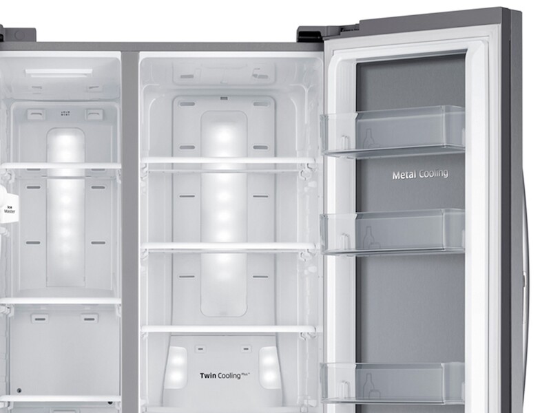 25 cu. ft. Food Showcase Side-by-Side Refrigerator with Metal Cooling RH25H5611SR