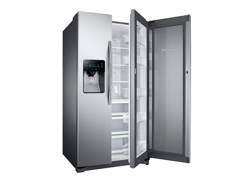 25 cu. ft. Food Showcase Side-by-Side Refrigerator with Metal Cooling RH25H5611SR