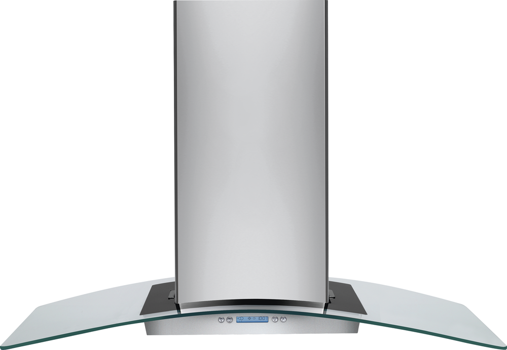 42" Glass and Stainless Canopy Island-Mount Hood RH42PC60GS