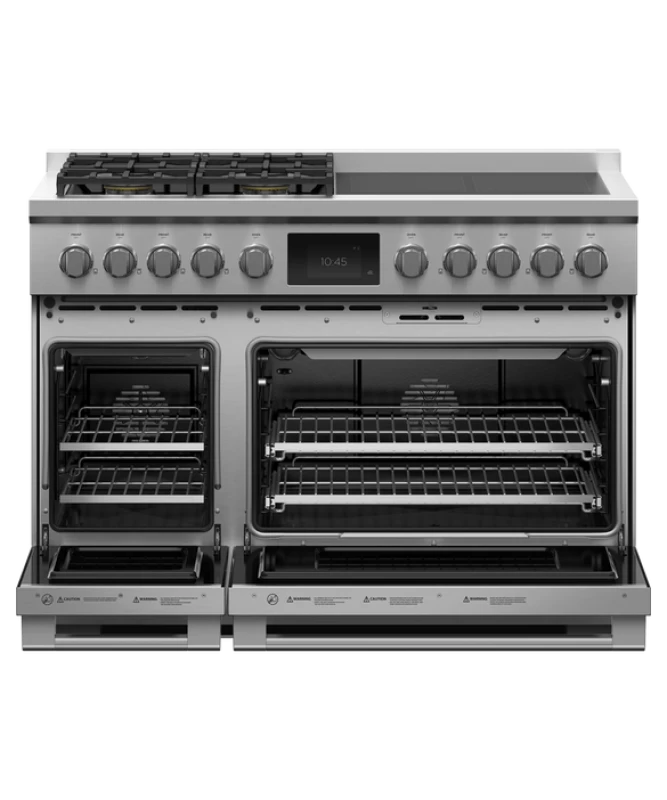 Dual Fuel Range, 48", 4 Burners, 4 Induction Zones, Self-cleaning, LPG view 2