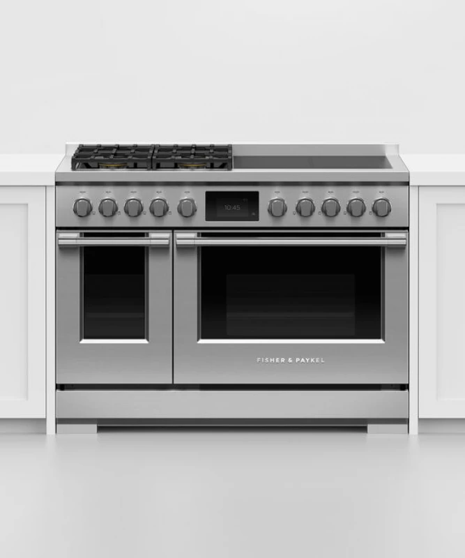 Dual Fuel Range, 48", 4 Burners, 4 Induction Zones, Self-cleaning, LPG view 4