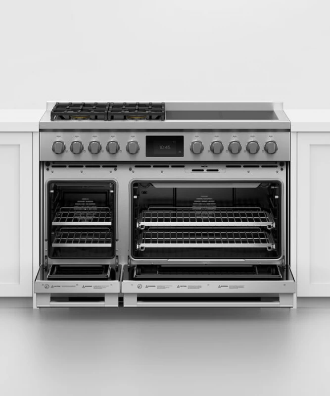 Dual Fuel Range, 48", 4 Burners, 4 Induction Zones, Self-cleaning, LPG view 5