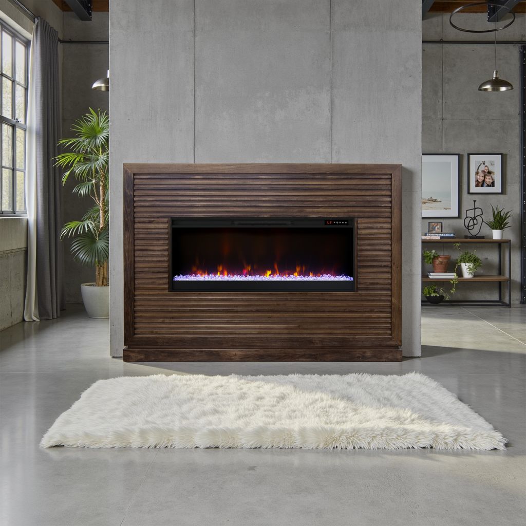 Riviera 64" Fireplace Mantel RI5480BRB