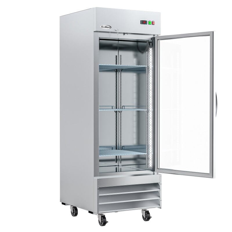 29 in. One Glass Door Reach-In Freezer 23 cu ft RIF1DGD