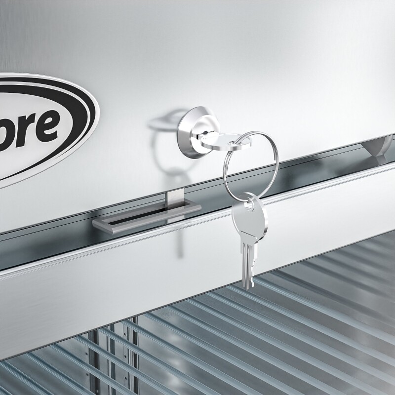 29 in. One Glass Door Reach-In Freezer 23 cu ft RIF1DGD