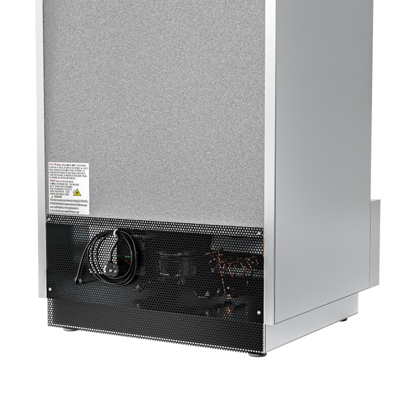 25 in. Commercial Stainless Steel 1-Door Reach-In Freezer, 12 cu. ft RIF1DSS12C