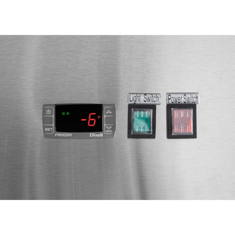 54 in. Two Glass Door Reach-In Freezer 47 cu ft RIF2DGD