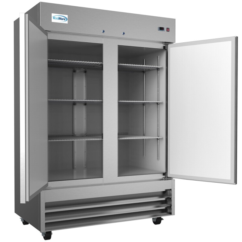 54 in. Two-Door Reach-In Freezer 47 cu ft RIF2DSS