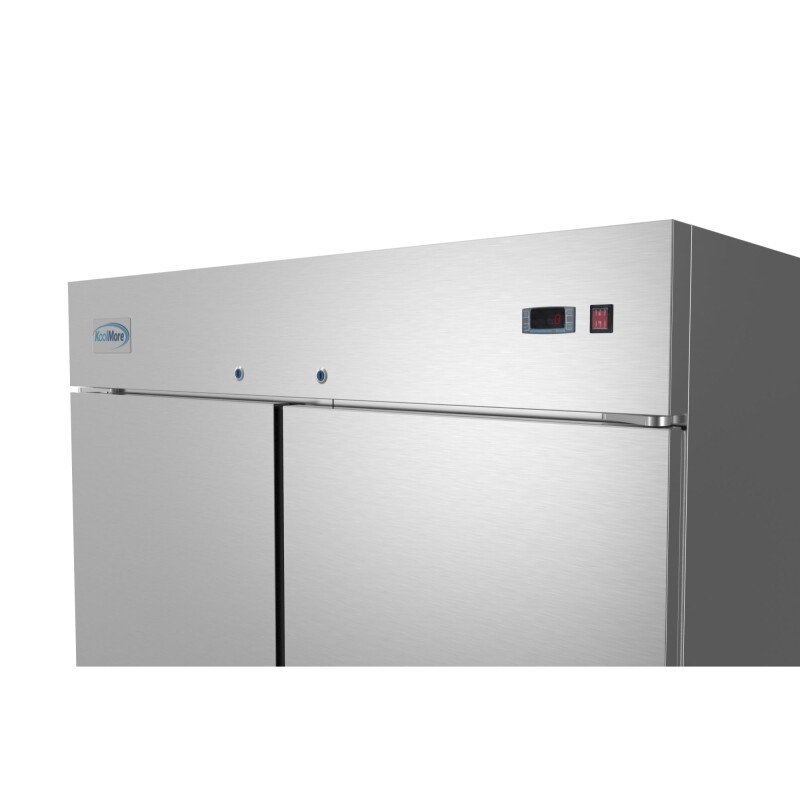 54 in. Two-Door Reach-In Freezer 47 cu ft RIF2DSS