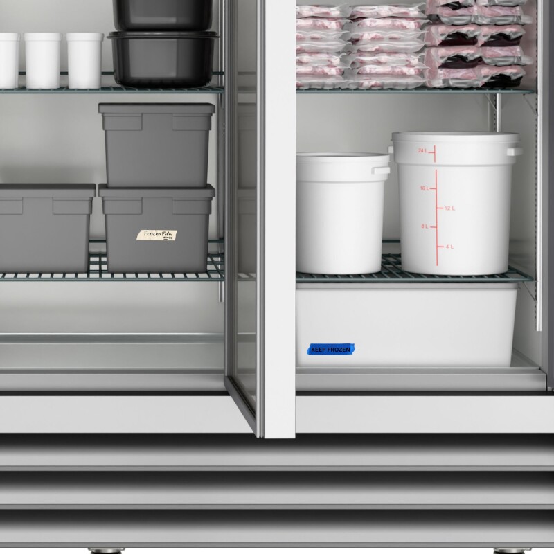 82 in. Three-Door Reach-In Freezer 72 cu ft RIF3DSS