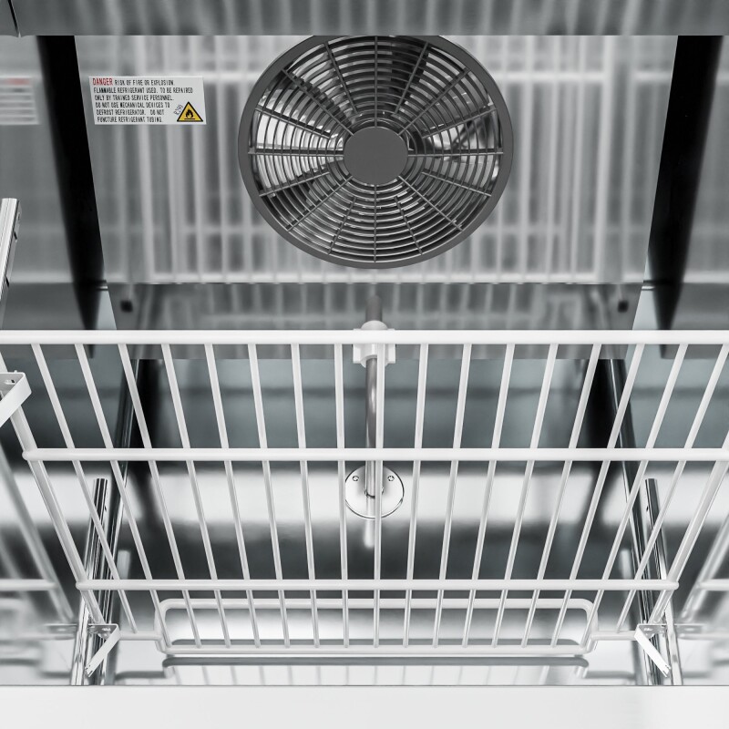 29 in. Commercial Stainless Steel Solid Half Door Reach-In Refrigerator, 23 cu. ft RIR1DSSHD