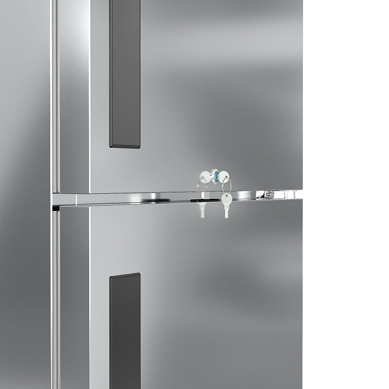 29 in. Commercial Stainless Steel Solid Half Door Reach-In Refrigerator, 23 cu. ft RIR1DSSHD