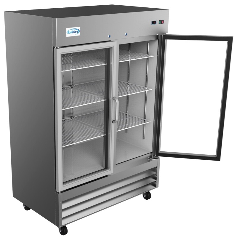54 in. Two-Door Reach-In Refrigerator - 47 Cu Ft RIR2DGD