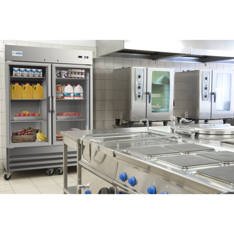 54 in. Two-Door Reach-In Refrigerator - 47 Cu Ft RIR2DGD