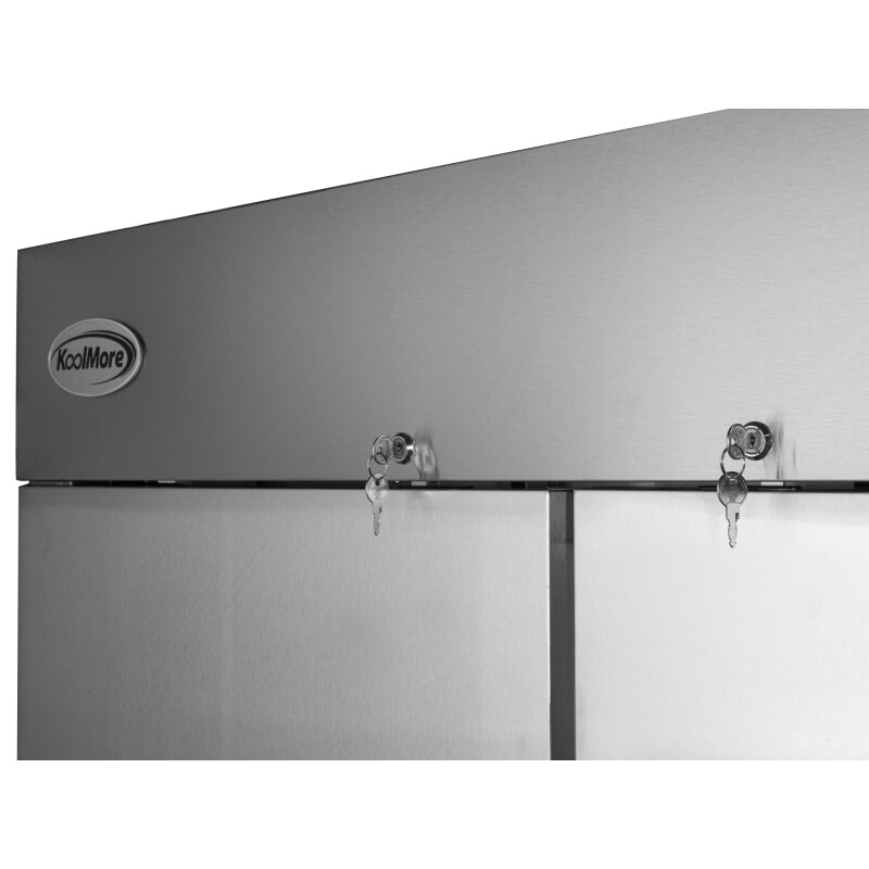 54 in. Two-Door Reach-In Refrigerator - 47 Cu Ft RIR2DSS