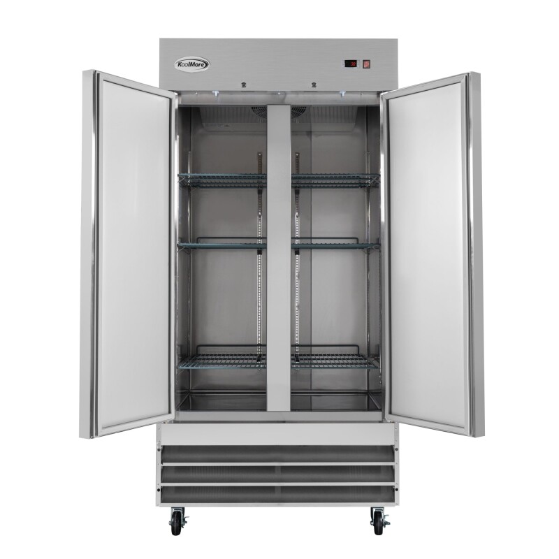 39 in. Commercial Stainless Steel 2-Door Reach-In Refrigerator, 30 cu. ft RIR2DSS35C, product image 7 of 13