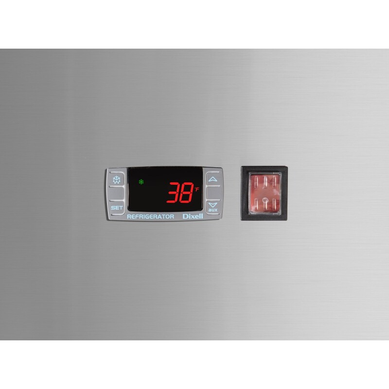 39 in. Commercial Stainless Steel 2-Door Reach-In Refrigerator, 30 cu. ft RIR2DSS35C, product image 8 of 13