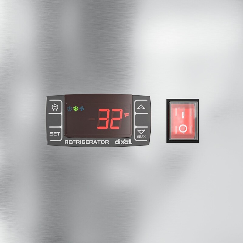 54 in. Commercial Stainless Steel Solid Half Door Reach-In Refrigerator 47 cu. ft RIR2DSSHD, product image 11 of 13