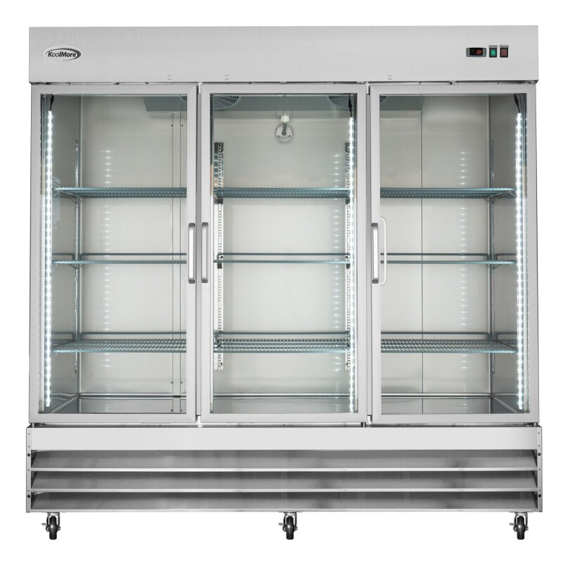 81 in. Three-Door Reach-In Refrigerator - 72 Cu Ft RIR3DGD