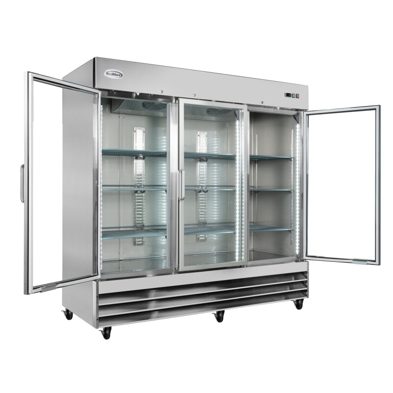 81 in. Three-Door Reach-In Refrigerator - 72 Cu Ft RIR3DGD