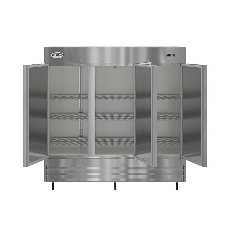 80 in. Three Door Commercial Reach In Refrigerator 72 cu. ft RIR3DSS, product image 5 of 13