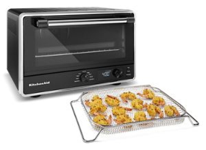 KitchenAid Refurbished Digital Countertop Oven with Air Fry Black Matte RKCO124BM Picture 1