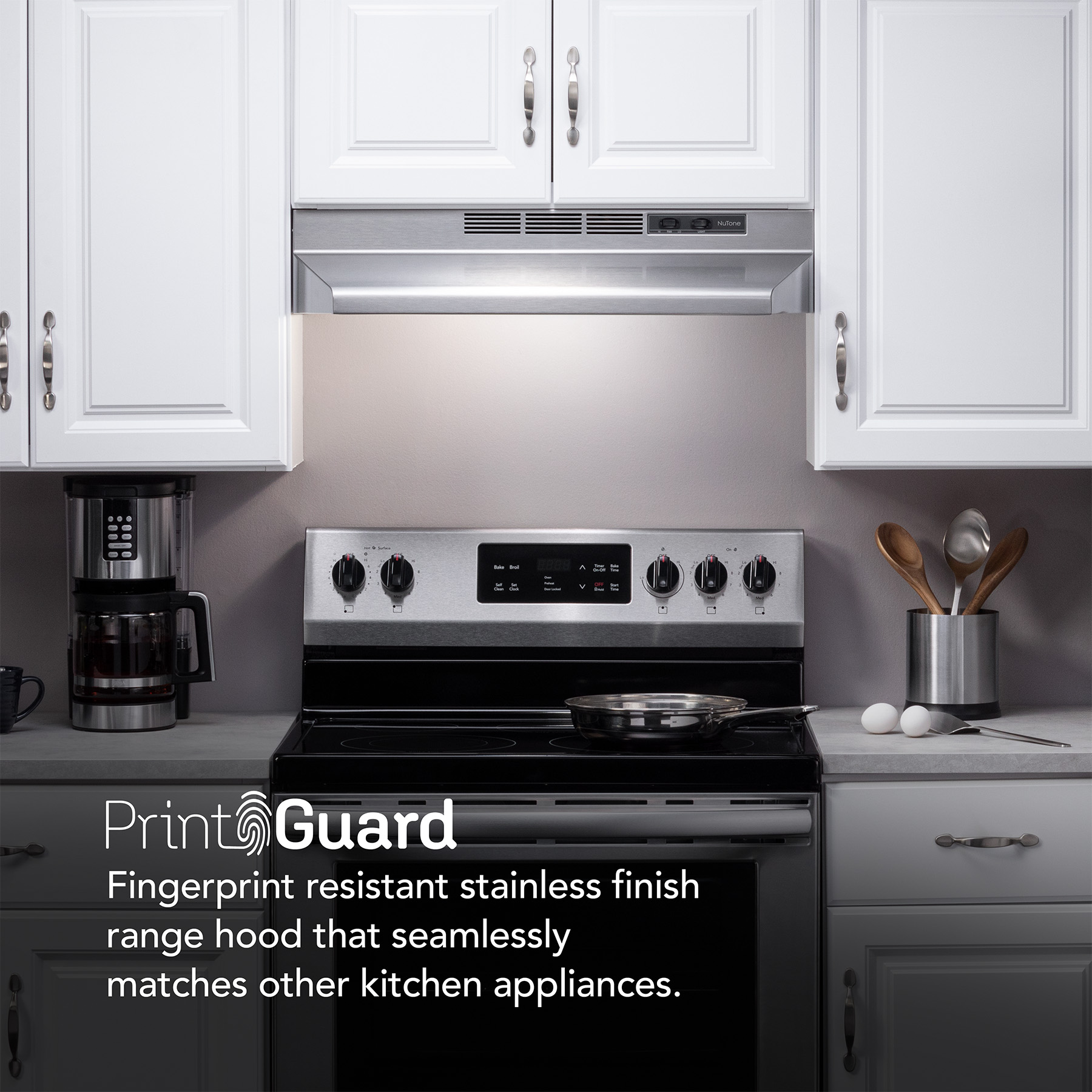 24Inch Ductless UnderCabinet Range Hood, Stainless Finish RL6224SF