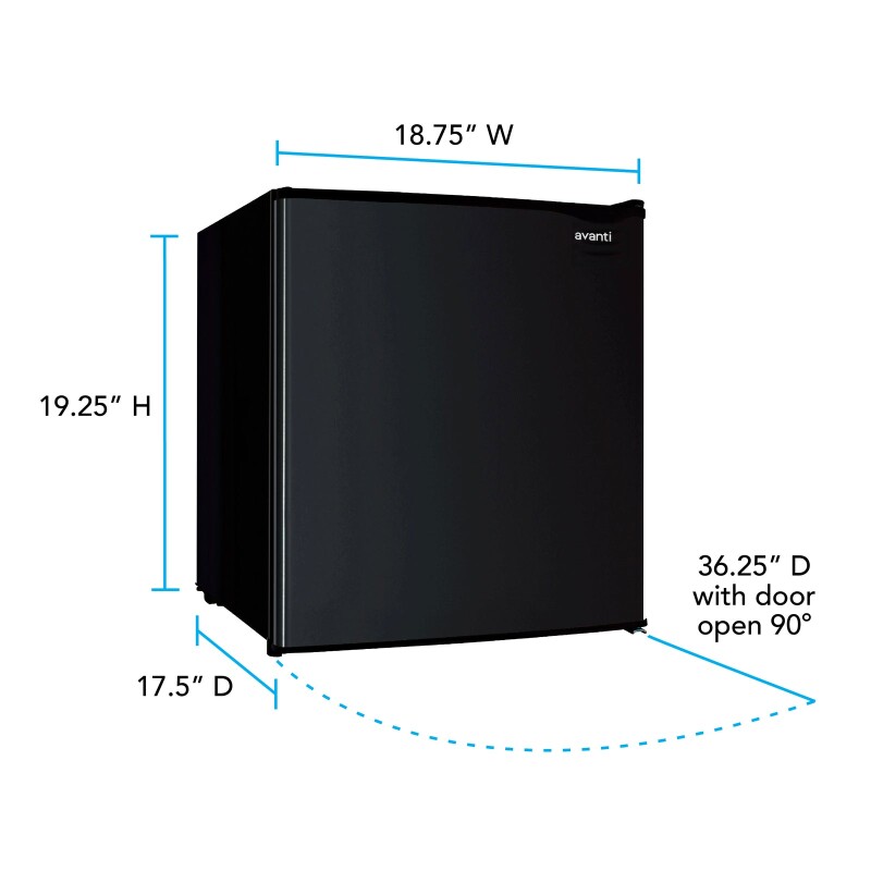 Avanti 1.6 cu. ft. Compact Refrigerator view 24
