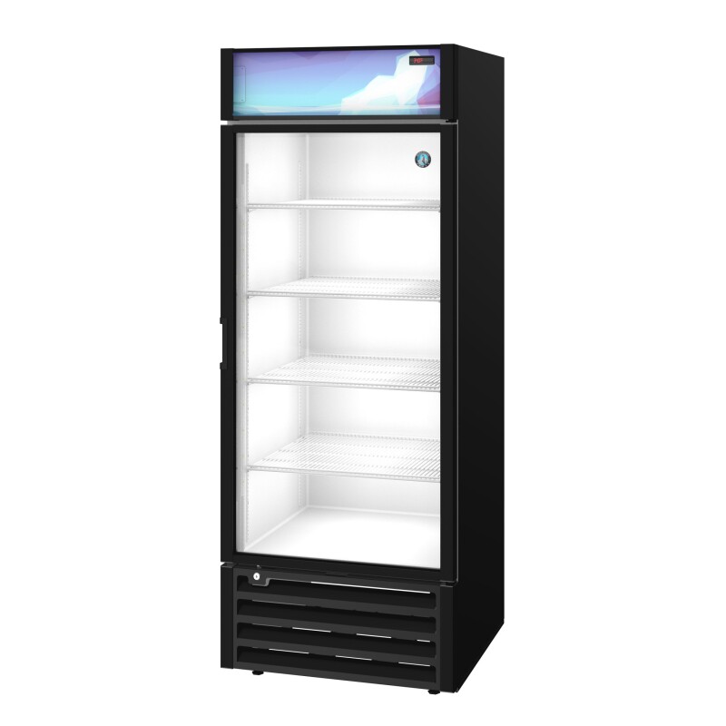 RM-26-HC-BLK, Refrigerator, Single Section Glass Door MerchandiserTitle RM26HCBLK