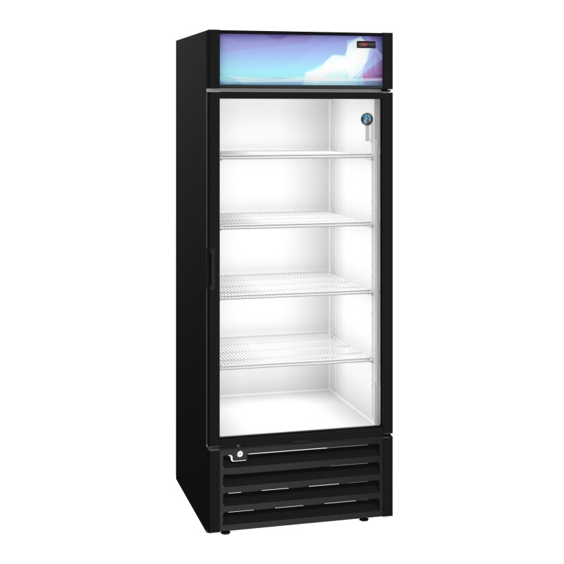 RM-26-HC-BLK, Refrigerator, Single Section Glass Door MerchandiserTitle RM26HCBLK