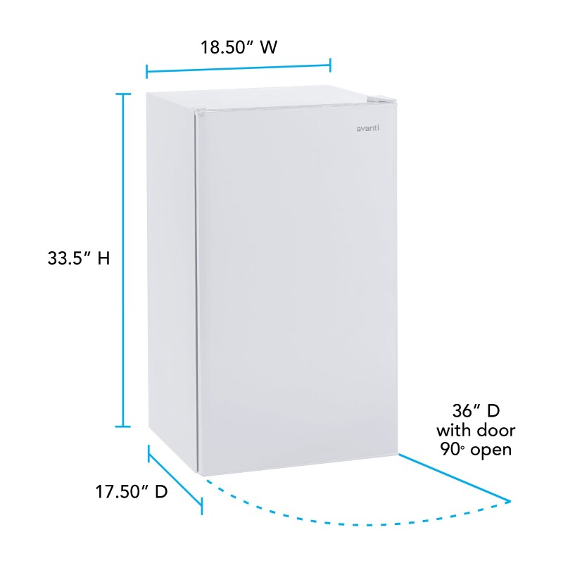 Avanti 3.2 cu. ft. Compact Refrigerator view 3