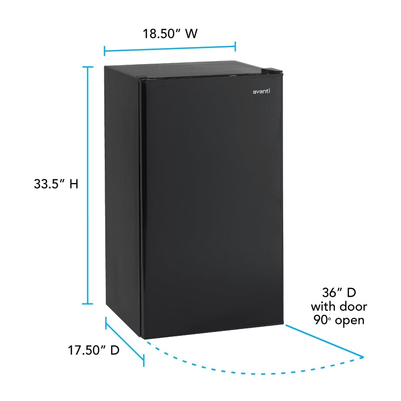 Avanti 3.2 cu. ft. Compact Refrigerator view 17