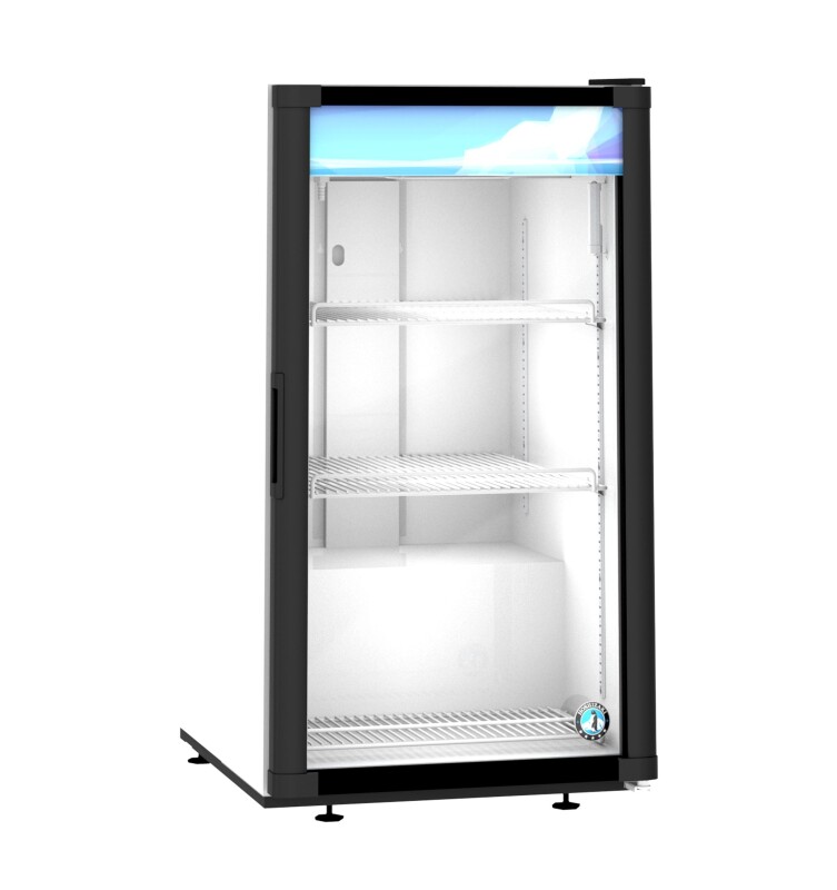 RM-7-HC-WHT, Countertop Refrigerator, Single Section Glass Door MerchandiserTitle RM7HCWHT