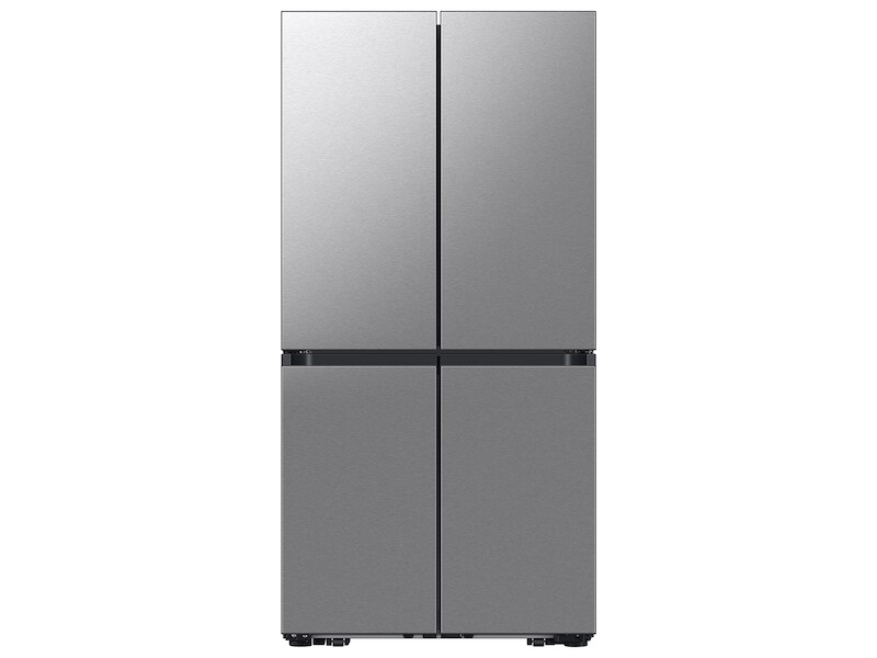 Bespoke 23 cu. ft. Counter Depth 4-Door French Door Refrigerator with AI Hybrid Cooling & Beverage Center in Stainless Steel view 6