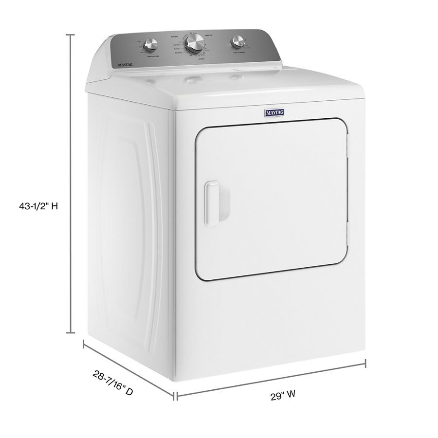 Refurbished Top Load Electric Wrinkle Prevent Dryer - 7.0 cu. ft RMED4500MW