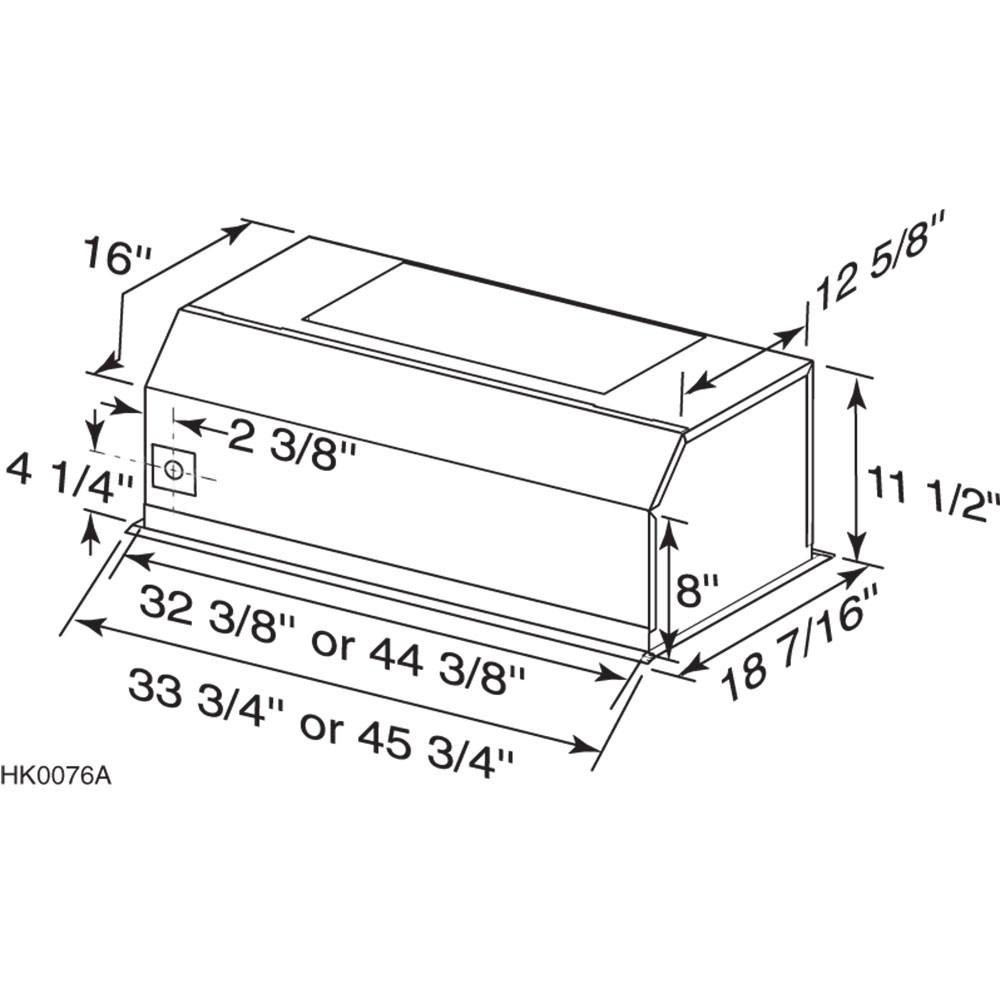 Boan 33-Inch Pro-Style Built-In Range Hood Insert view 3