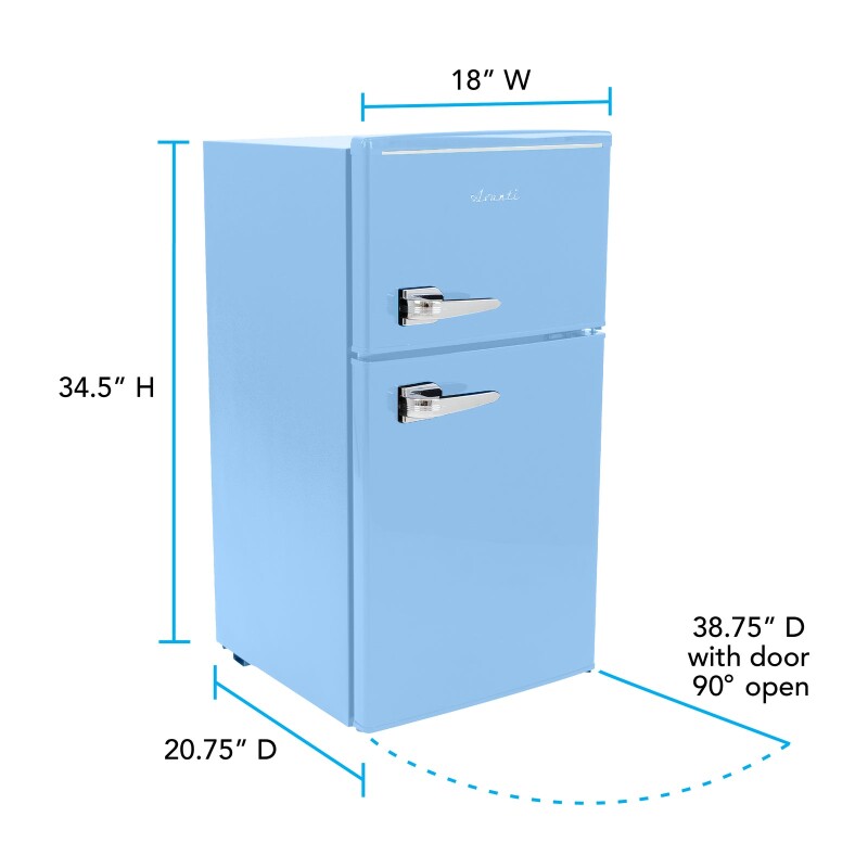 Avanti 3.0 Cu. Ft. Retro Compact Refrigerator view 48