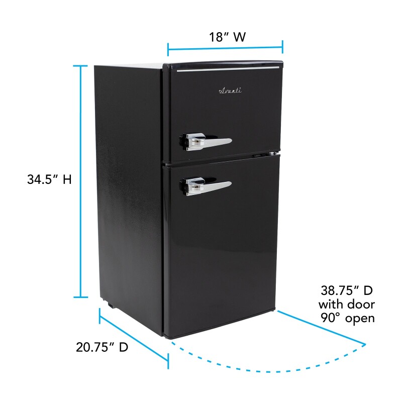 Avanti 3.0 Cu. Ft. Retro Compact Refrigerator view 28