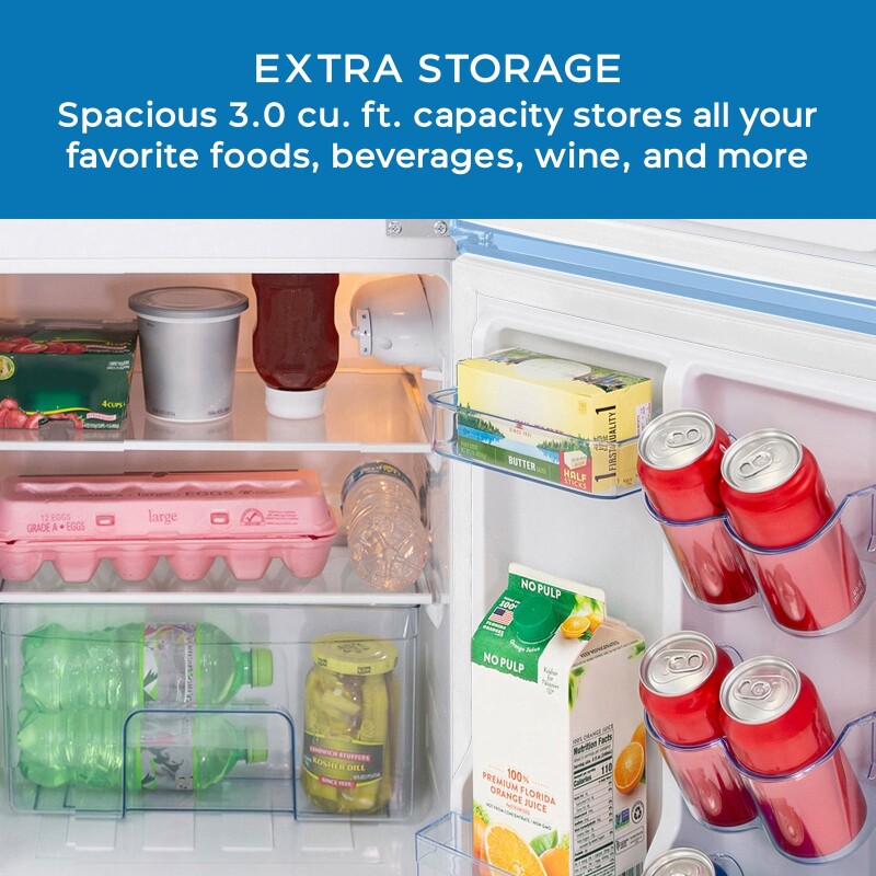 Avanti 3.0 Cu. Ft. Retro Compact Refrigerator view 4