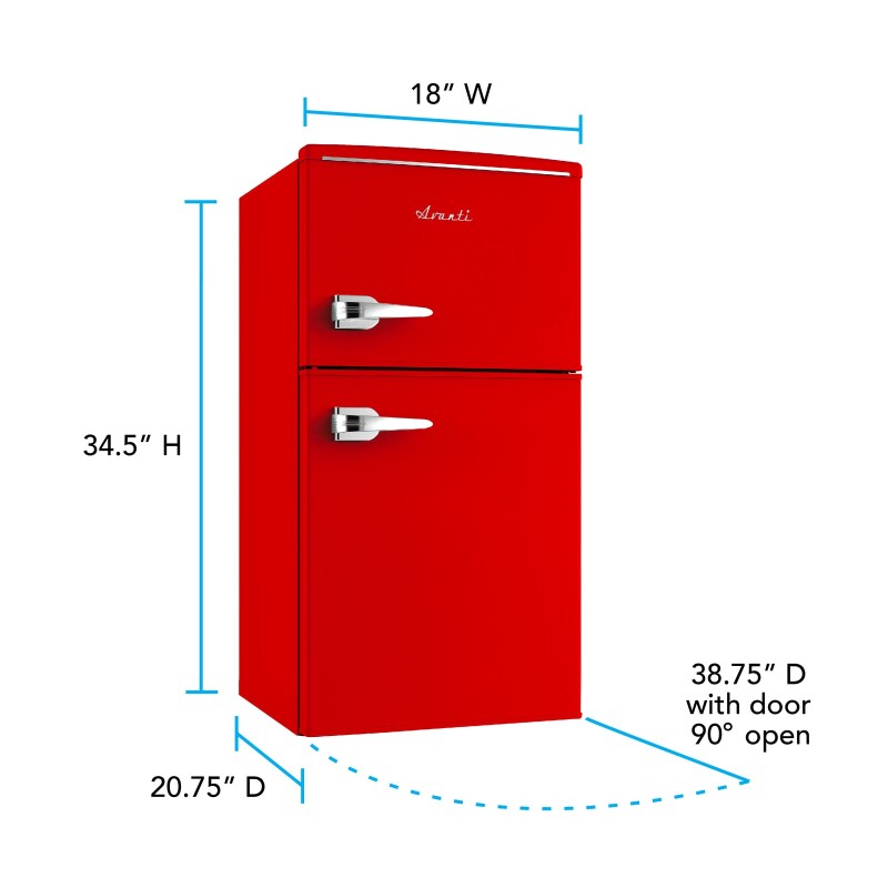 Avanti 3.0 Cu. Ft. Retro Compact Refrigerator view 31