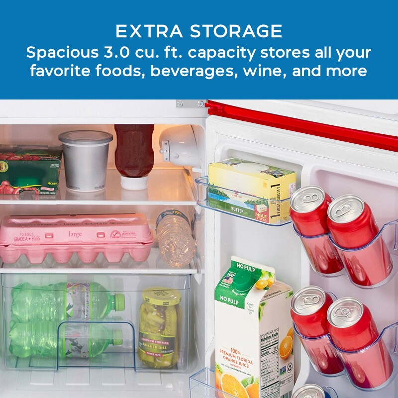 Avanti 3.0 Cu. Ft. Retro Compact Refrigerator view 43