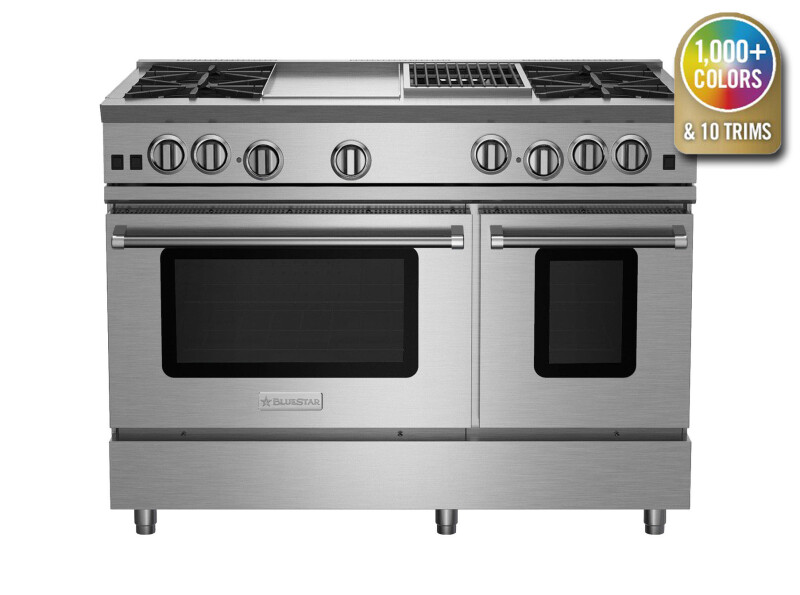 48″ Nova (RNB) Series Range with 12″ Griddle & Charbroiler RNB484GCBV2