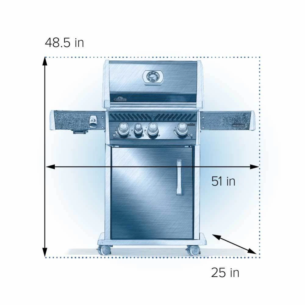 Rogue® PRO 425 SIB with Infrared Side Burner RP425SIBNK2