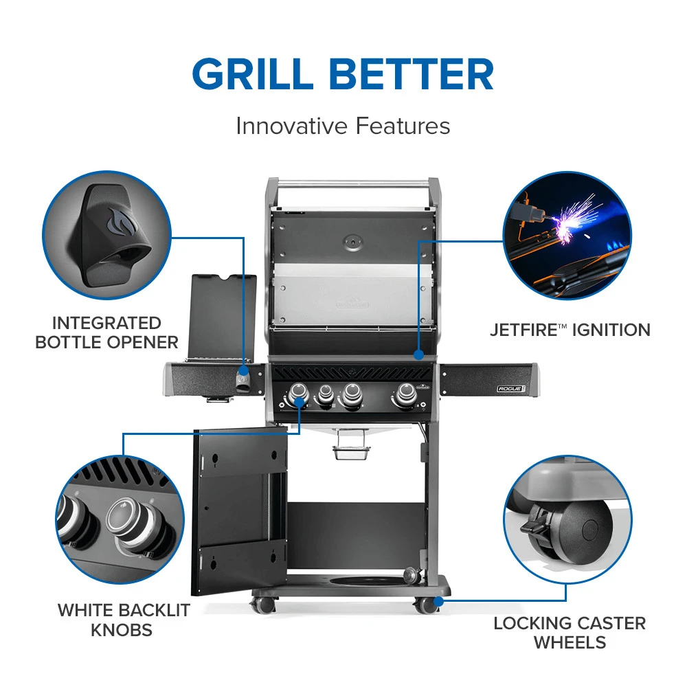Rogue® PRO 425 SIB with Infrared Side Burner RP425SIBPK2