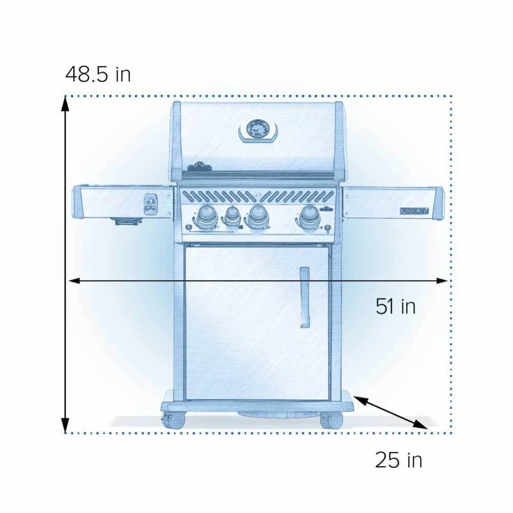 Rogue® PRO 425 SIB with Infrared Side Burner RP425SIBPSS2