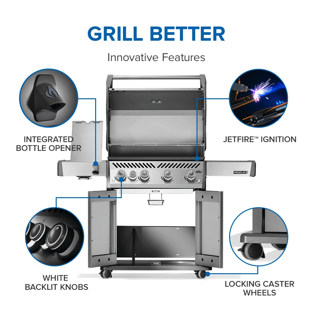 Rogue® PRO 525 SIB with Infrared Side Burner RP525SIBNSS2