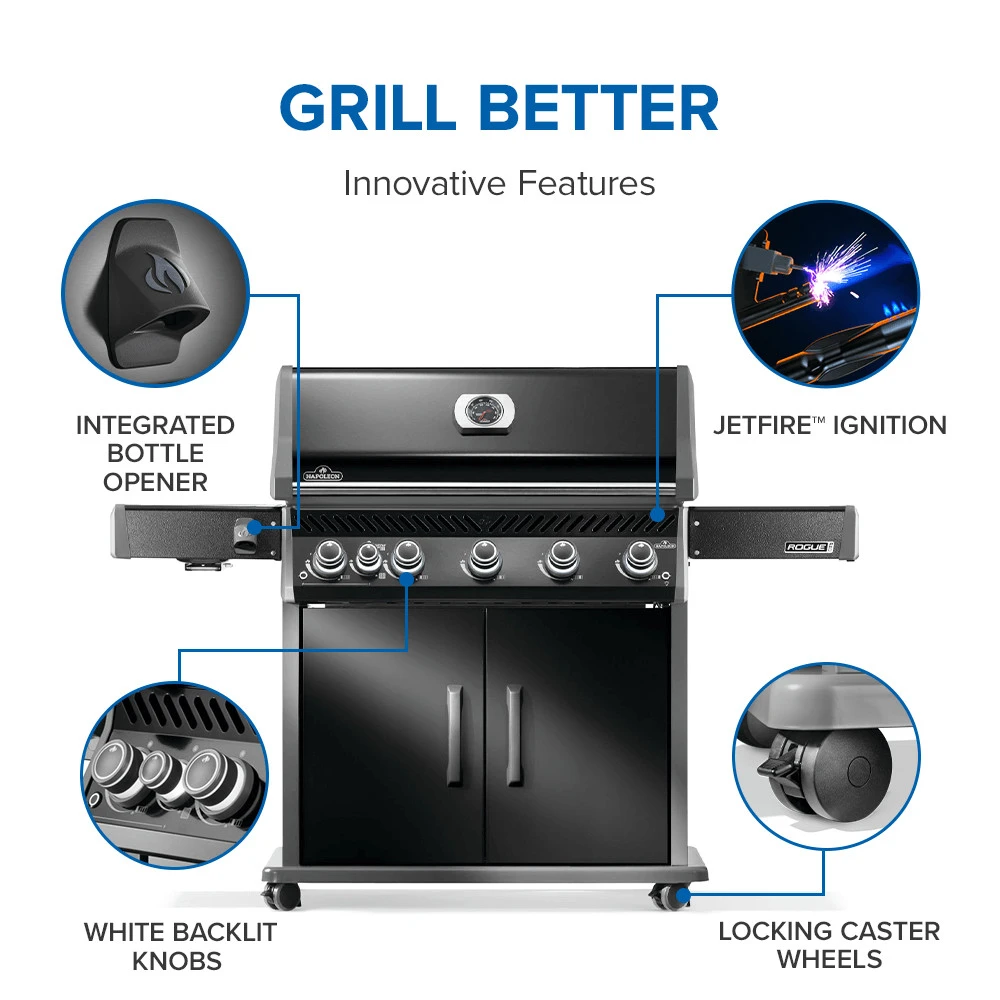 Rogue® PRO 625 SIB with Infrared Side Burner RP625SIBPK2