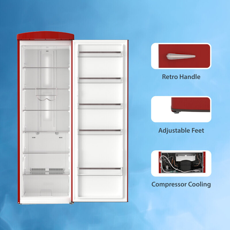 Conserv 11cf Classic Retro Refrigerator 24 in Frost Free Eco R600a 110V - RR1100R
