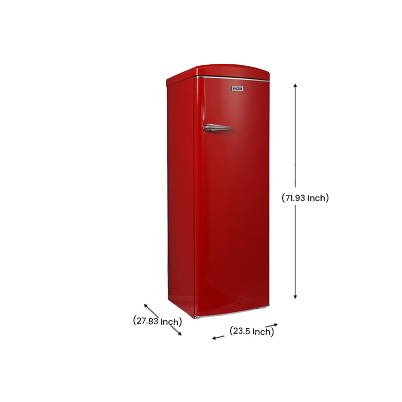 Conserv 11cf Classic Retro Refrigerator 24 in Frost Free Eco R600a 110V - RR1100R